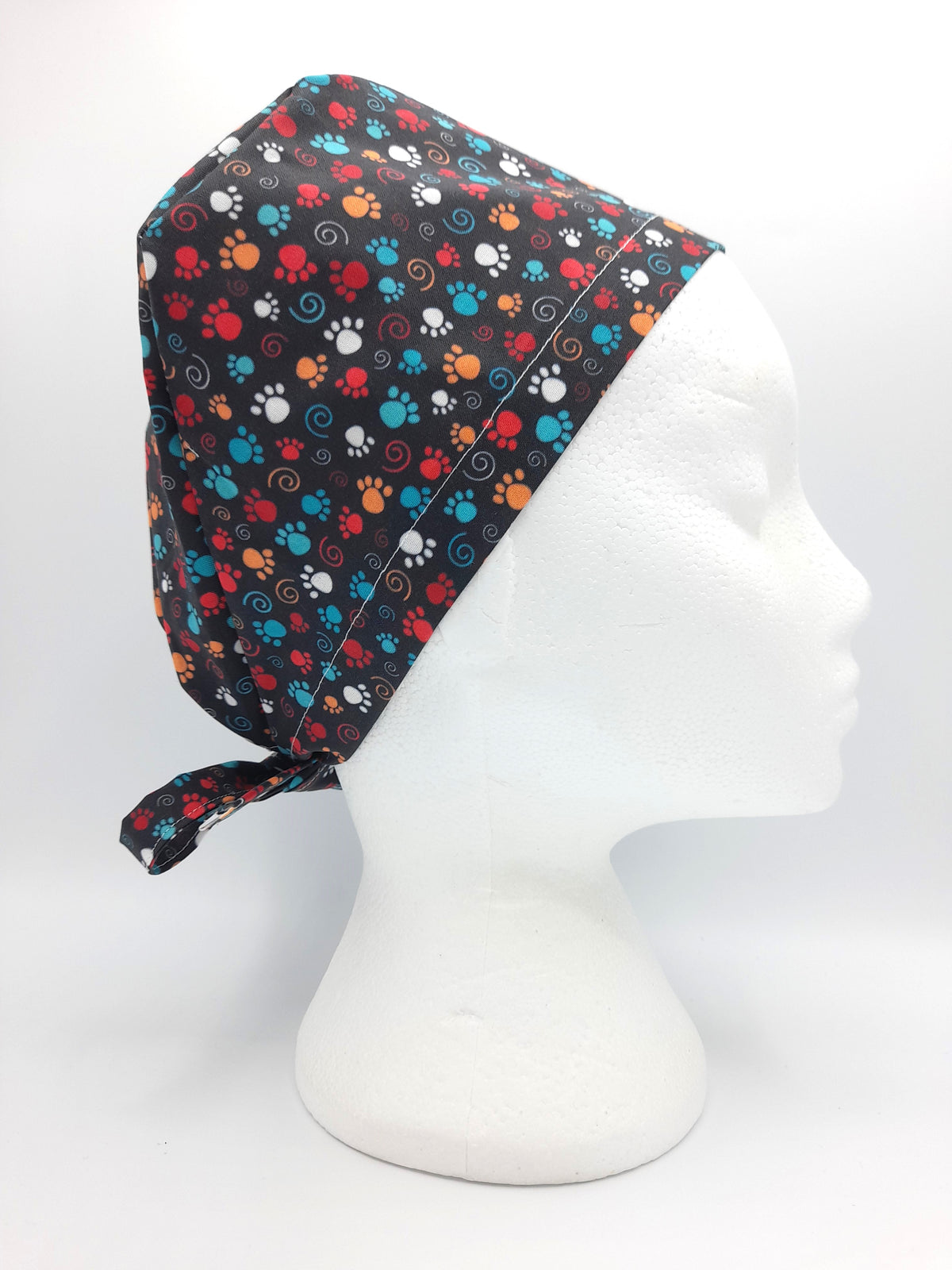 Paws and Swirls Scrub Hat