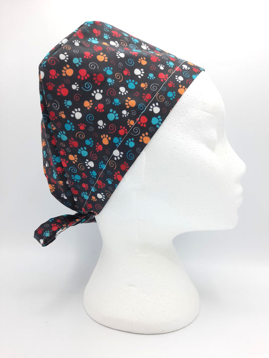 Paws and Swirls Scrub Hat