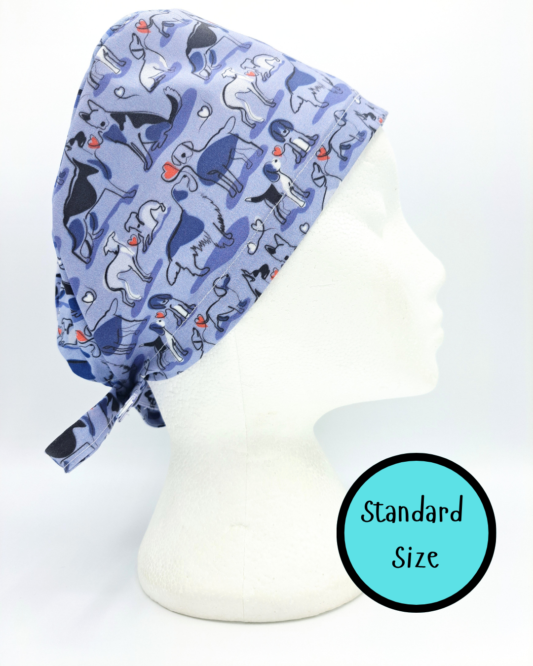 Purple Woofs Scrub Hat