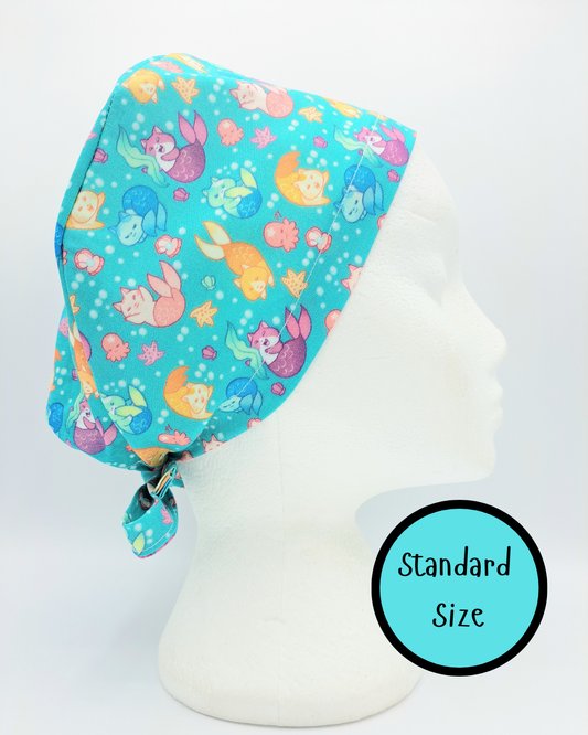Purrmaid Scrub Hat