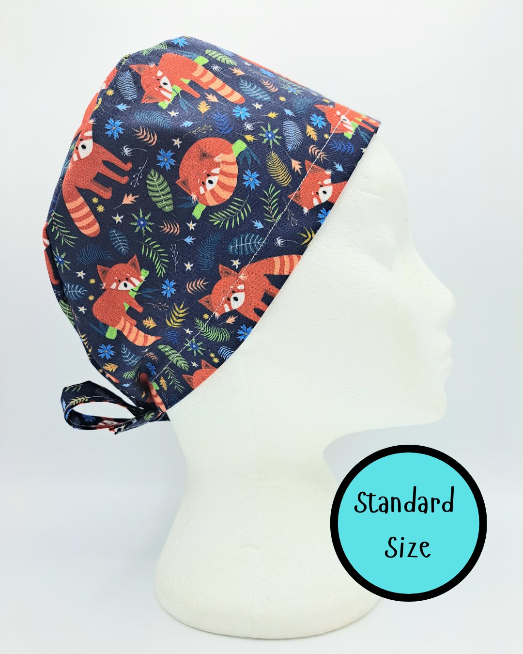 Red Panda Scrub Hat