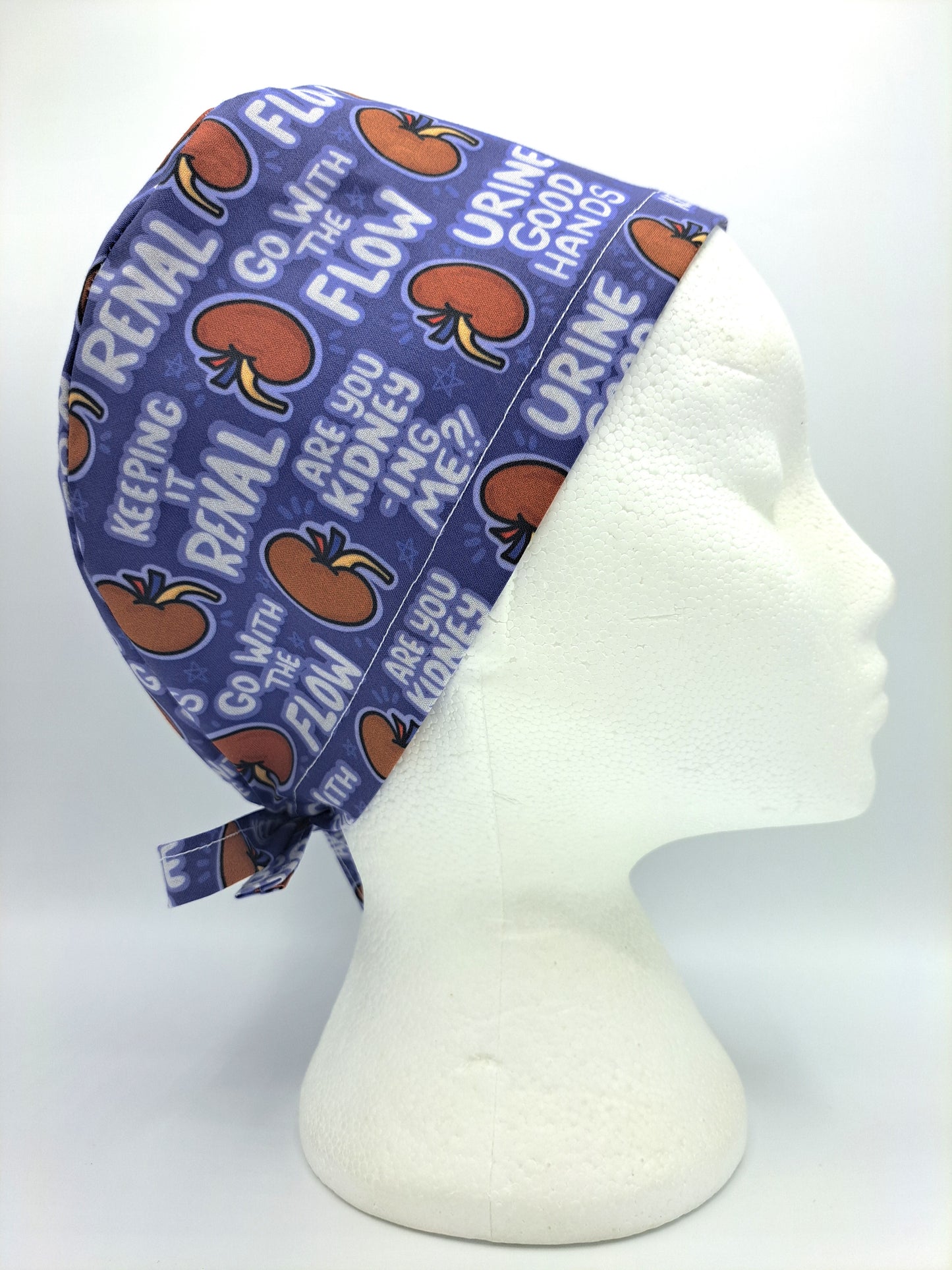 Renal Scribbles Scrub Hat Cap