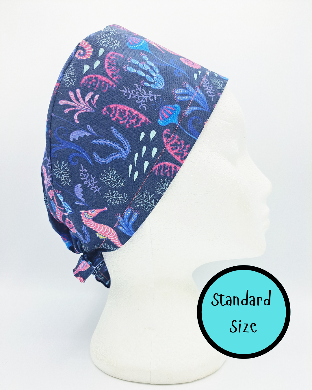 Seahorses Scrub Hat