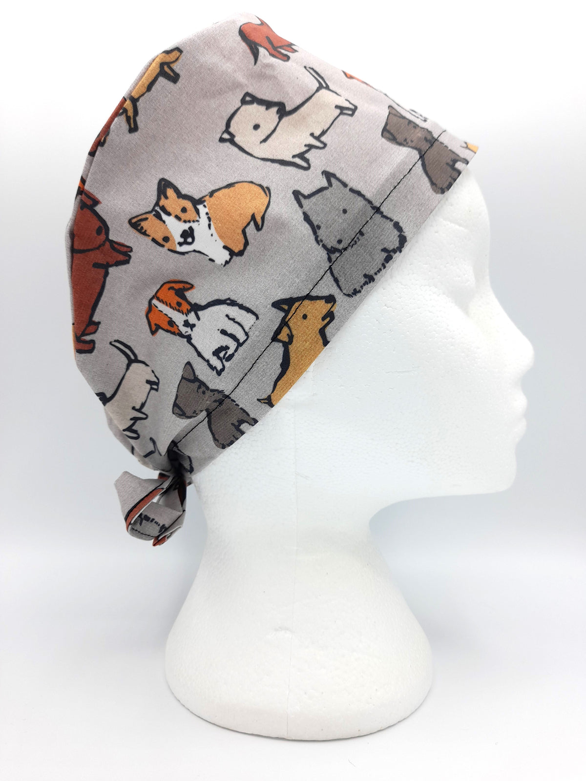 Silver Pups Scrub Hat