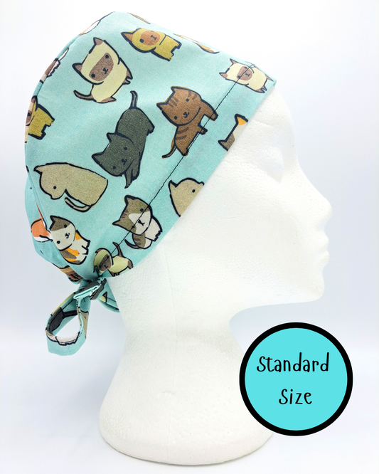 Sky Cats Scrub Hat