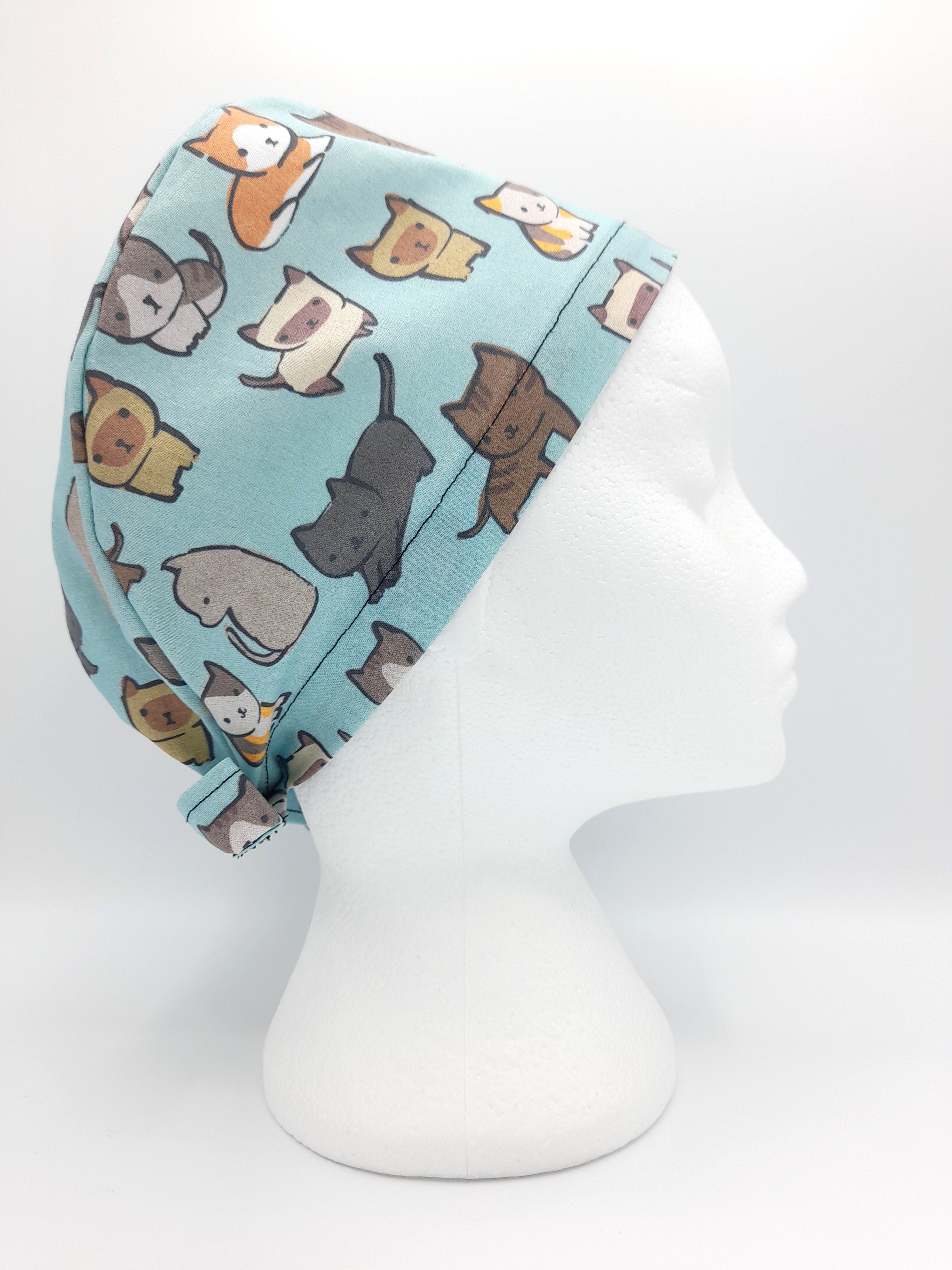Sky Cats Scrub Hat