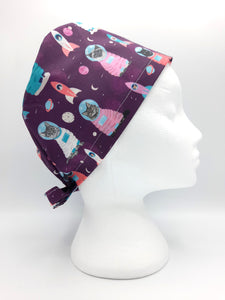 Space Kitty Scrub Hat
