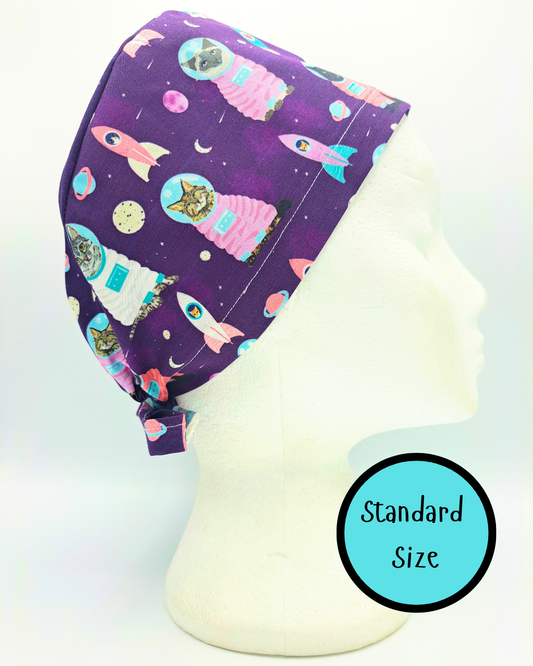 Space Kitty Scrub Hat