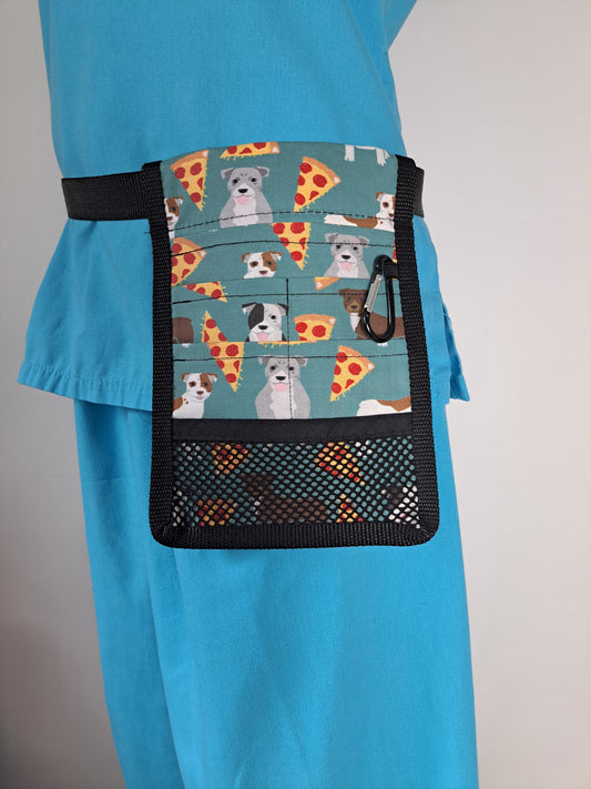 Staffordshire Bull Terriers and Pizza Nurse Pocket Organiser
