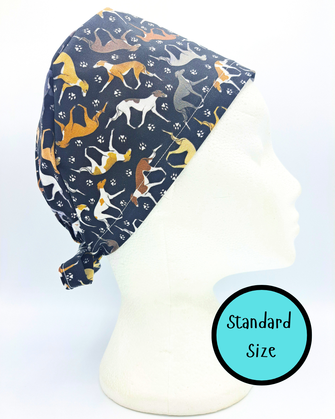 Trotting Whippets Scrub Hat