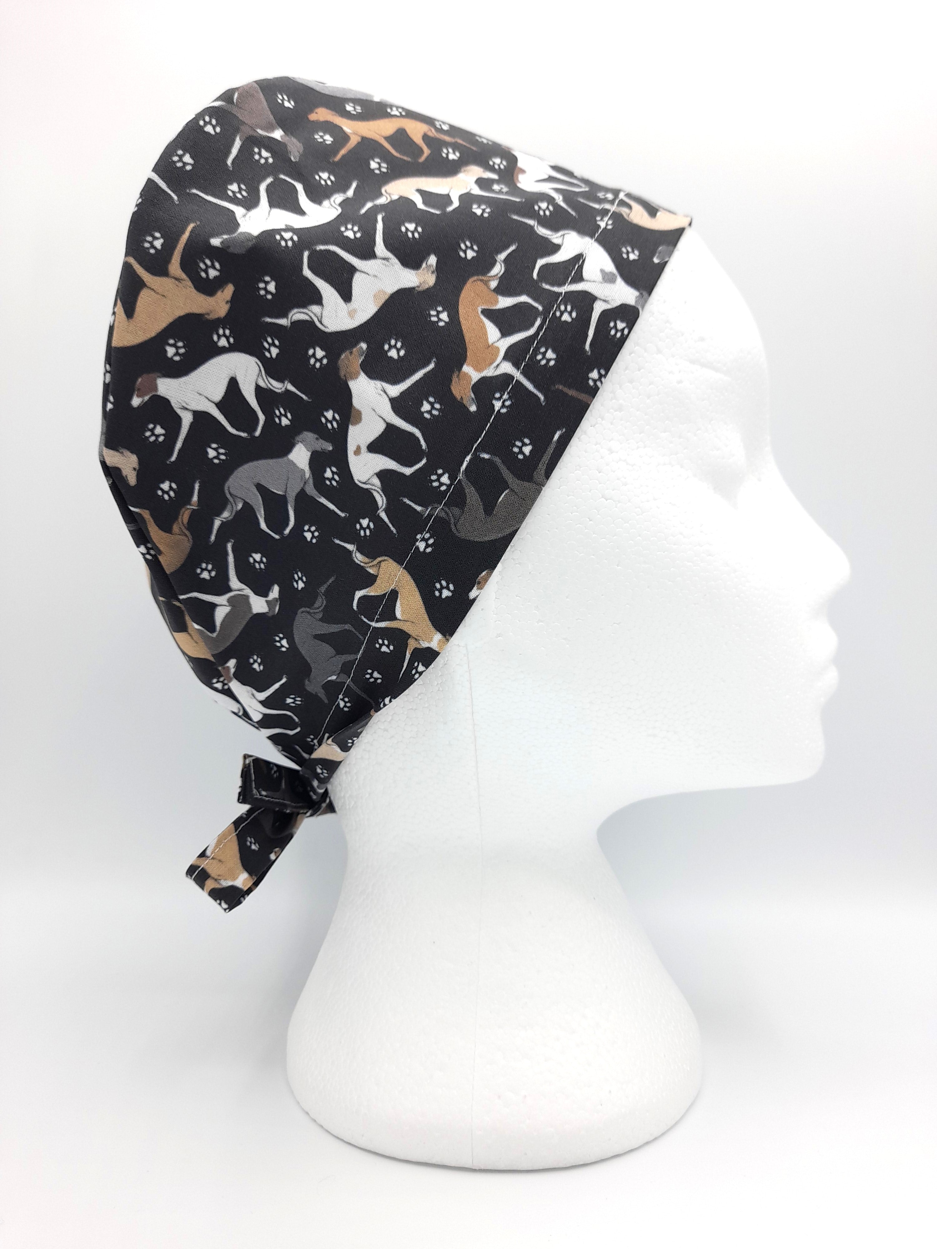Trotting Whippets Scrub Hat