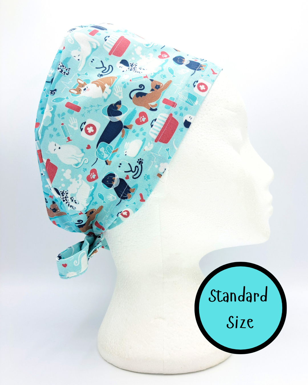 Vets and Pets Red Scrub Hat