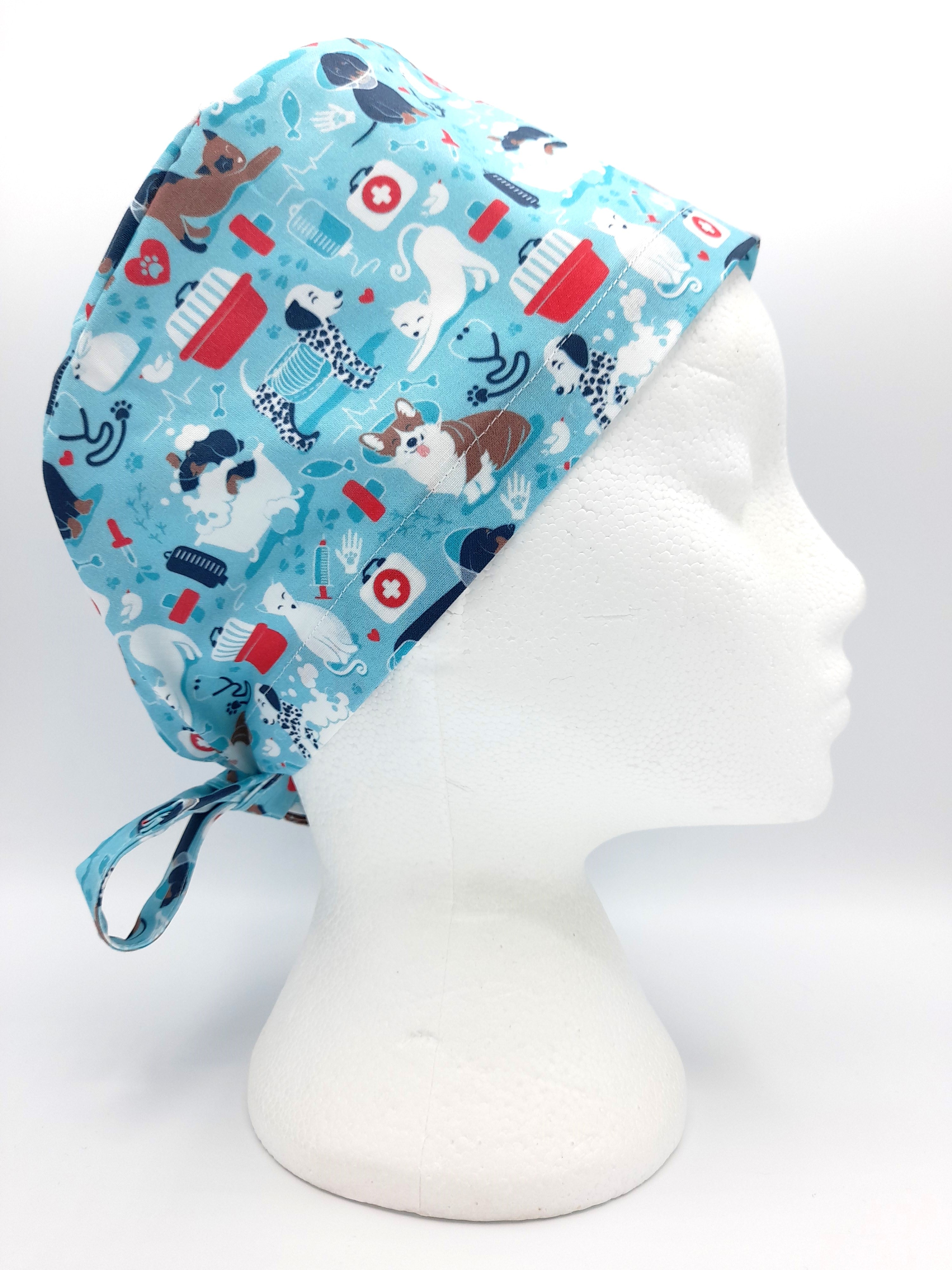 Vets and Pets Red Scrub Hat