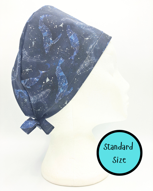 Whale Constellations Scrub Hat