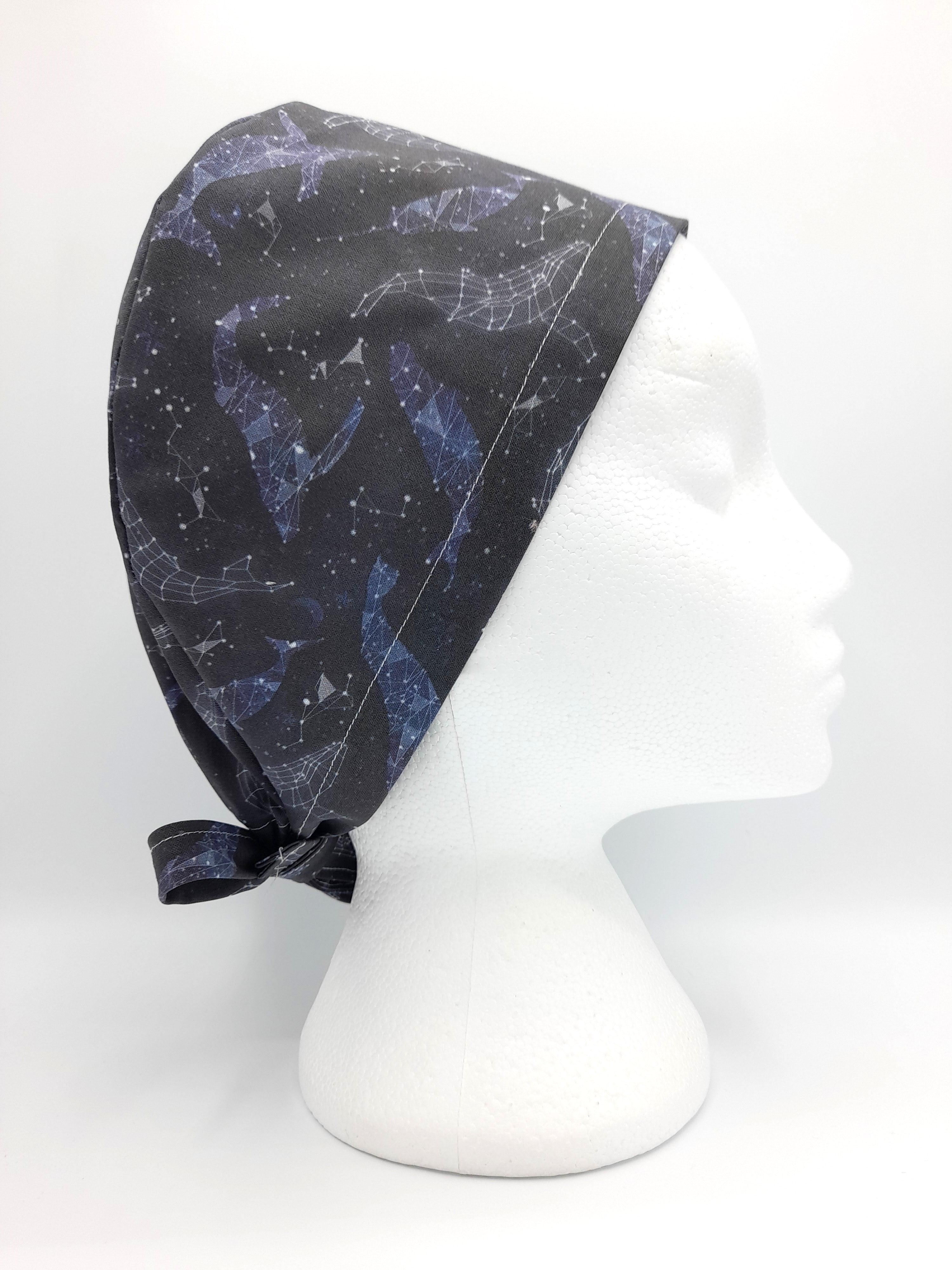 Whale Constellations Scrub Hat