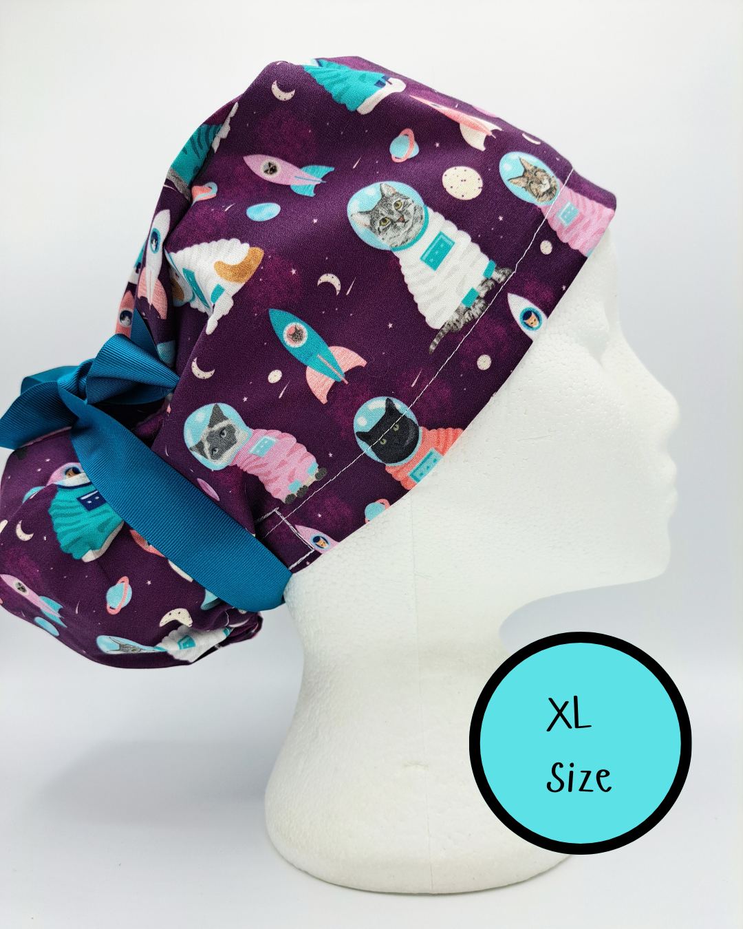 Space Kitty Scrub Hat