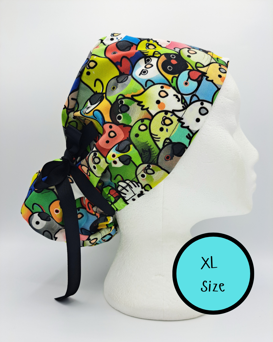 Beautiful Birds Scrub Hat Cap