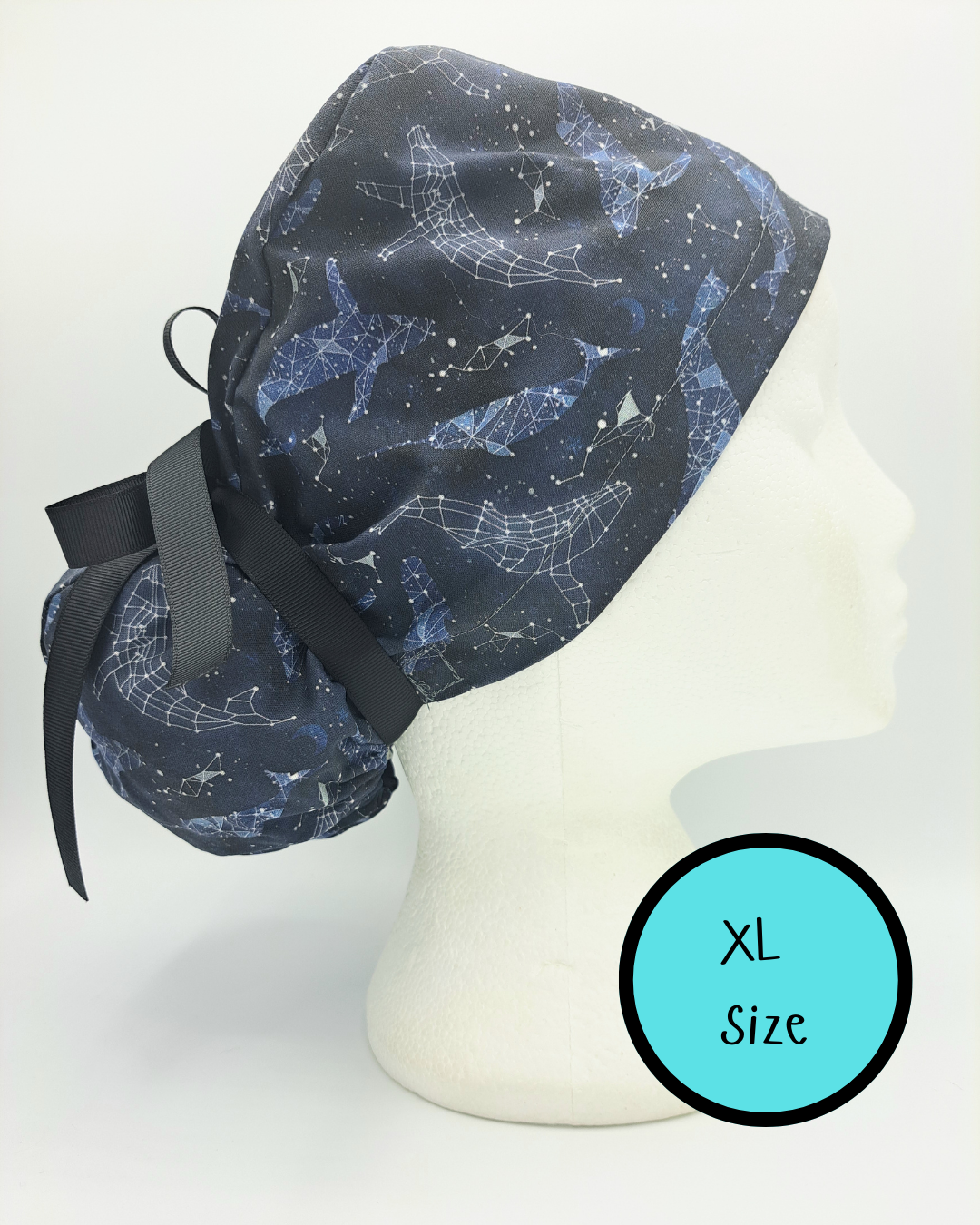 Whale Constellations Scrub Hat