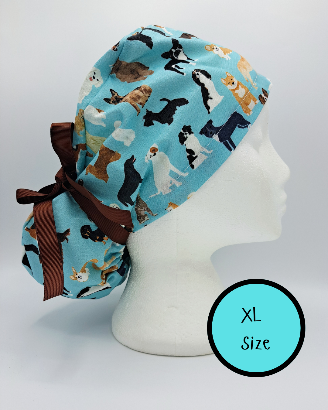 Breeds of Dog Scrub Hat Cap