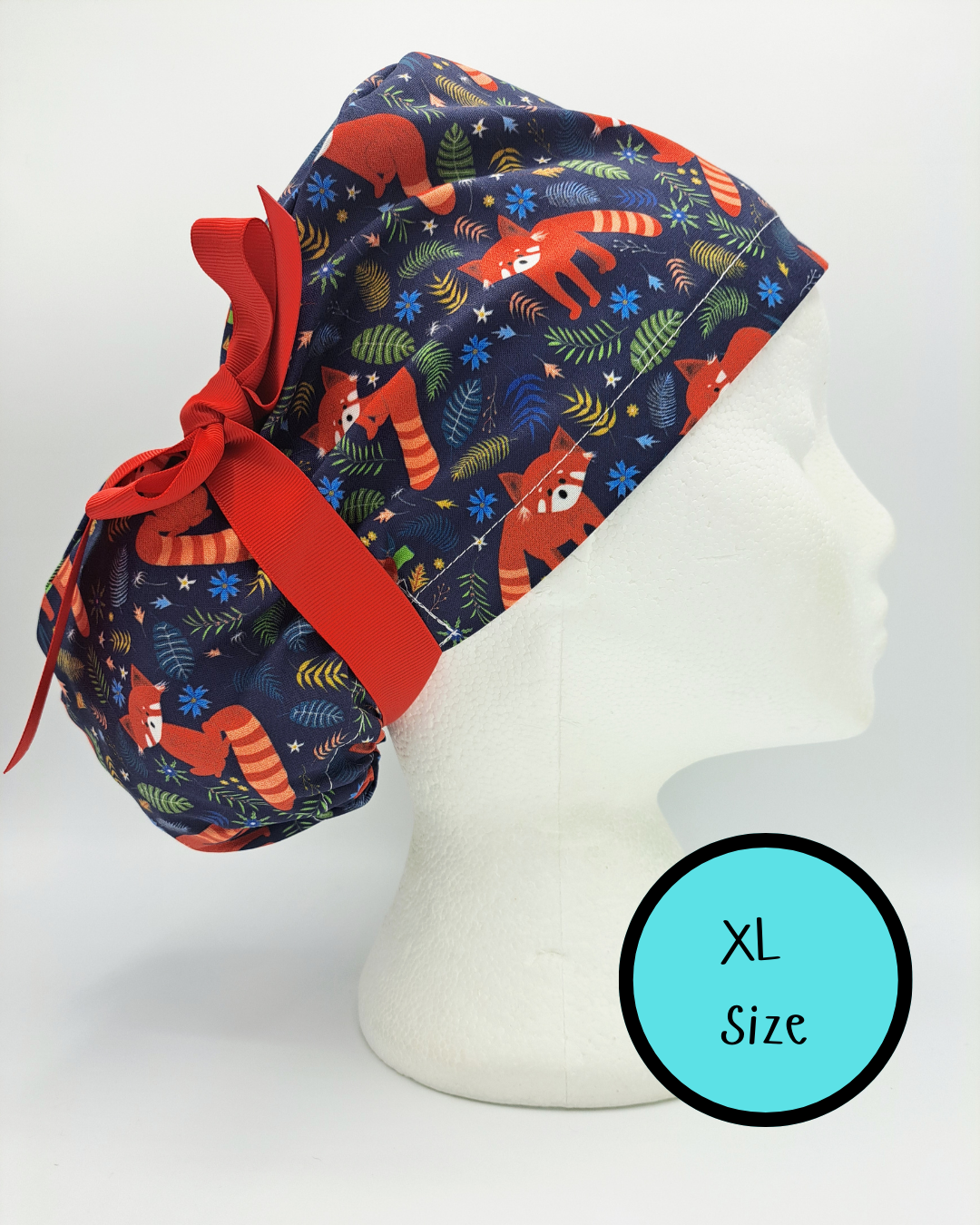 Red Panda Scrub Hat