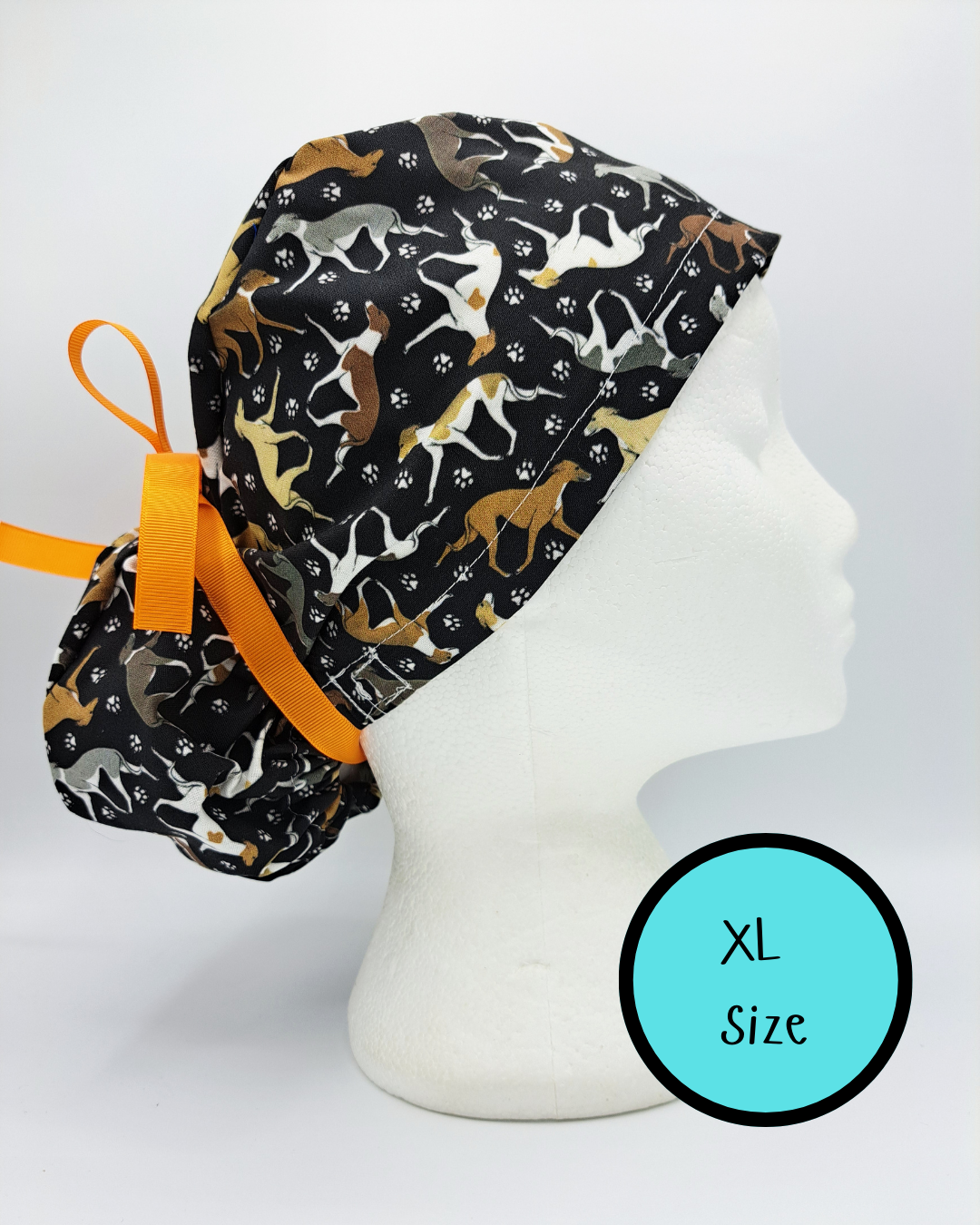 Trotting Whippets Scrub Hat