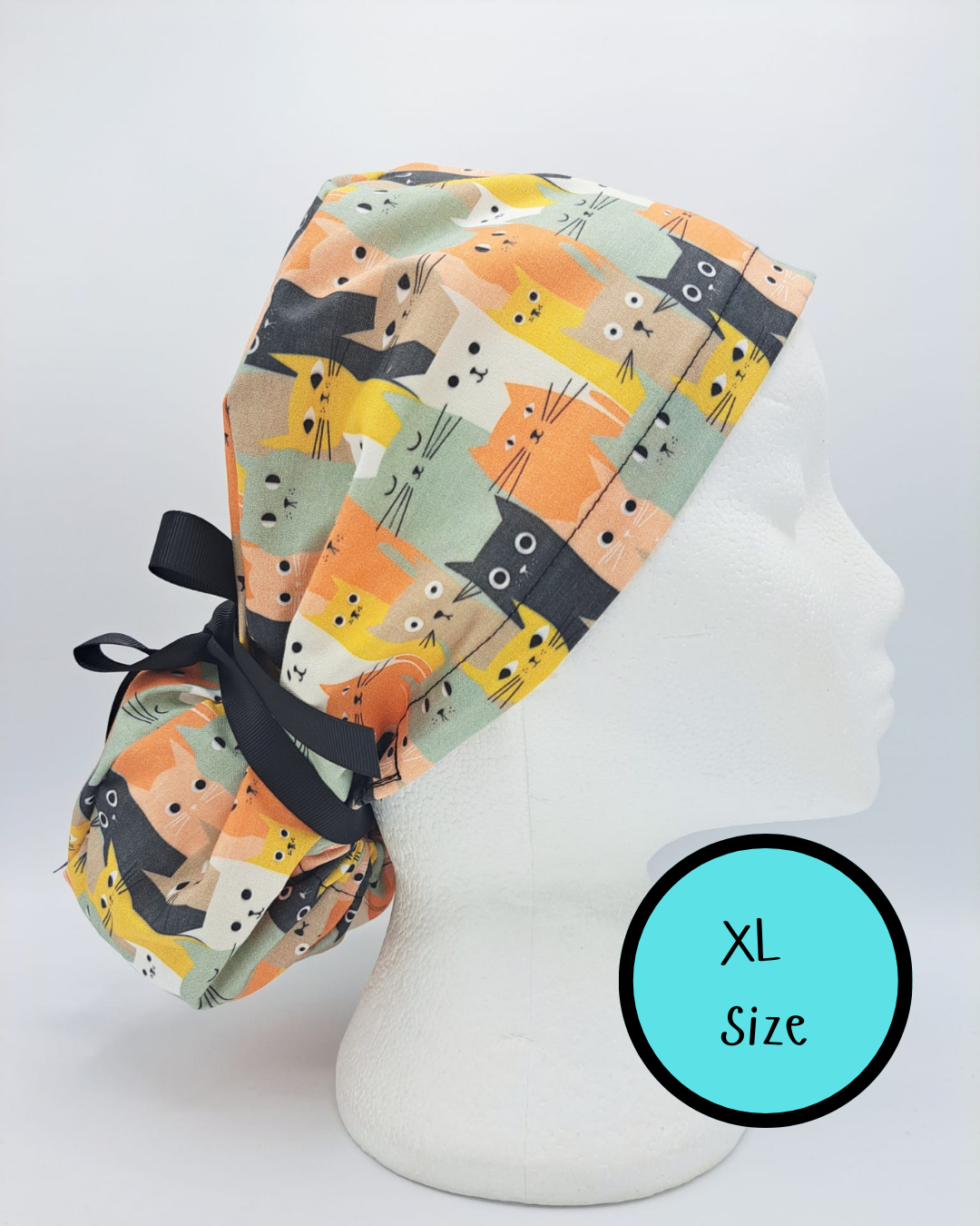 Orange cats Scrub Hat