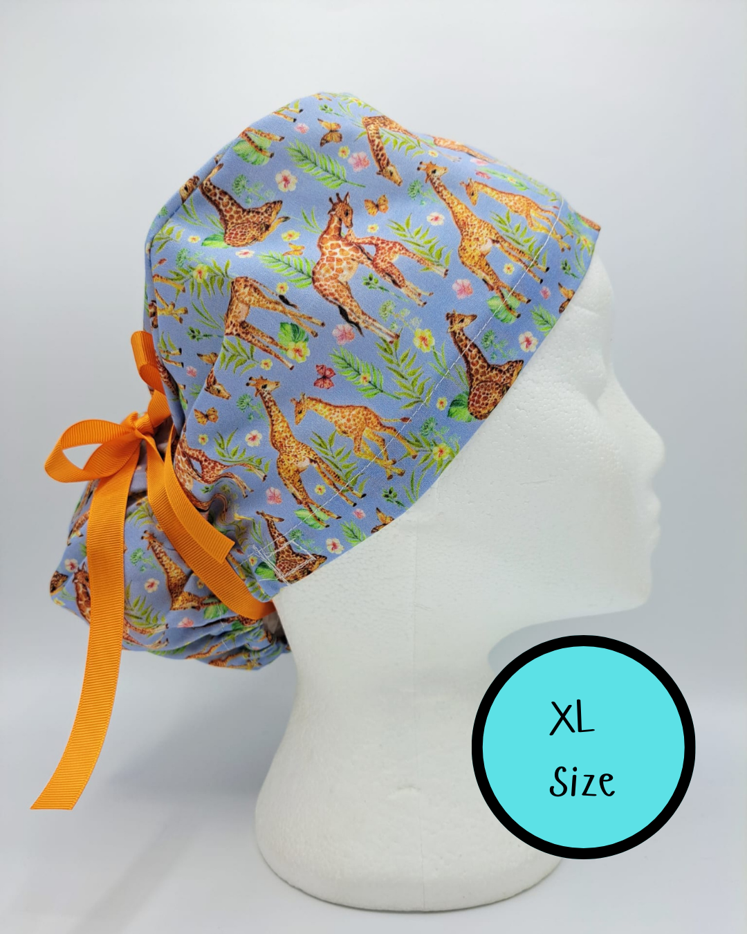 Giraffe Scrub Hat Cap