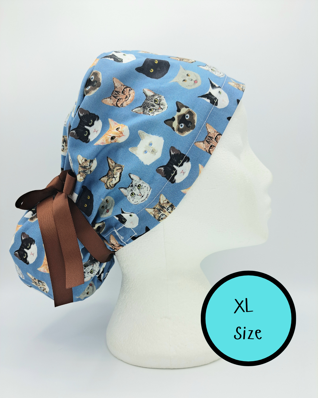 Cat Faces Scrub Hat Cap