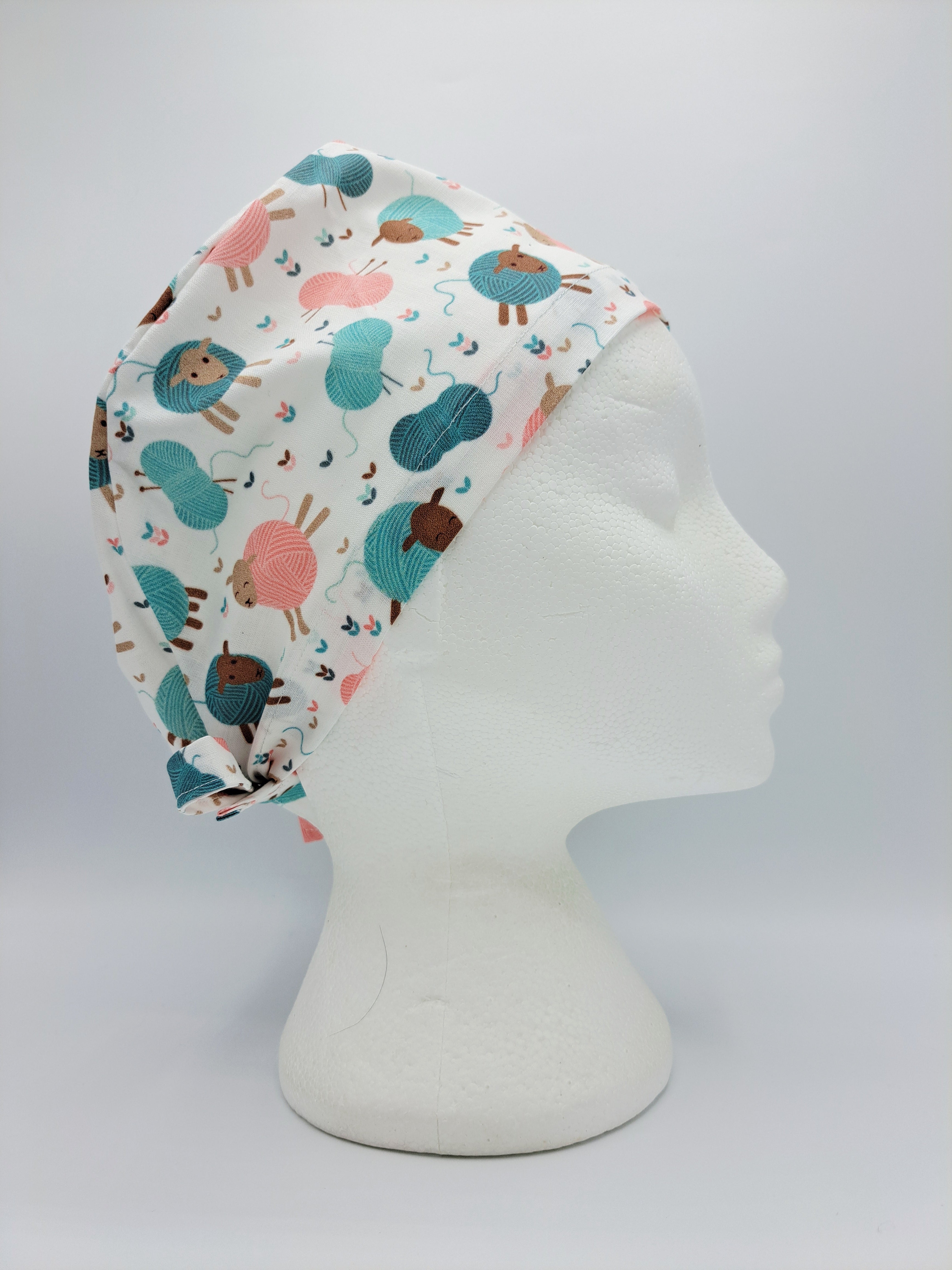 Woollen Sheep Scrub Hat Cap