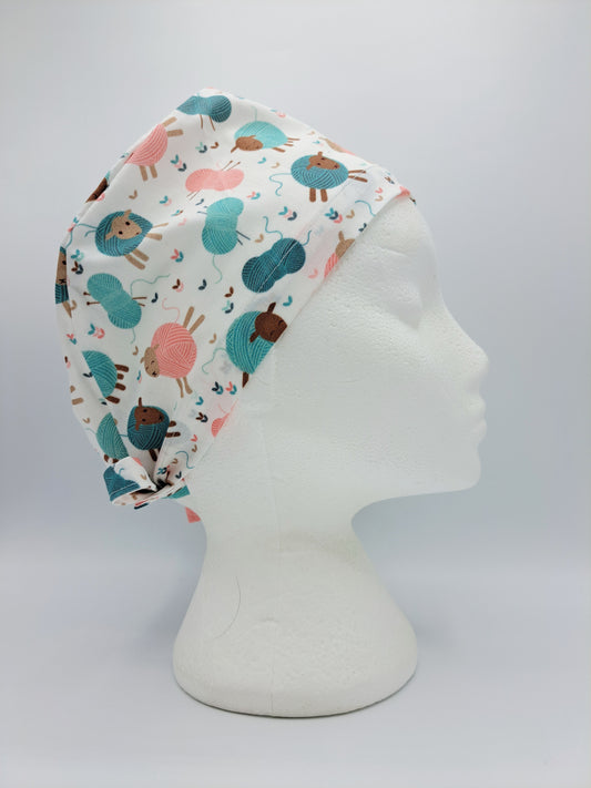 Woollen Sheep Scrub Hat Cap