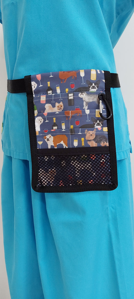Dogs and Wine Nurse Pocket Organiser