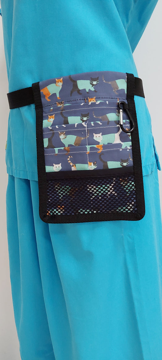 Navy Theatre Cats Nurse Pocket Organiser