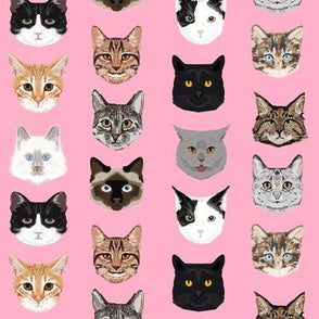 Peach Cat Faces Nurse Pocket Organiser