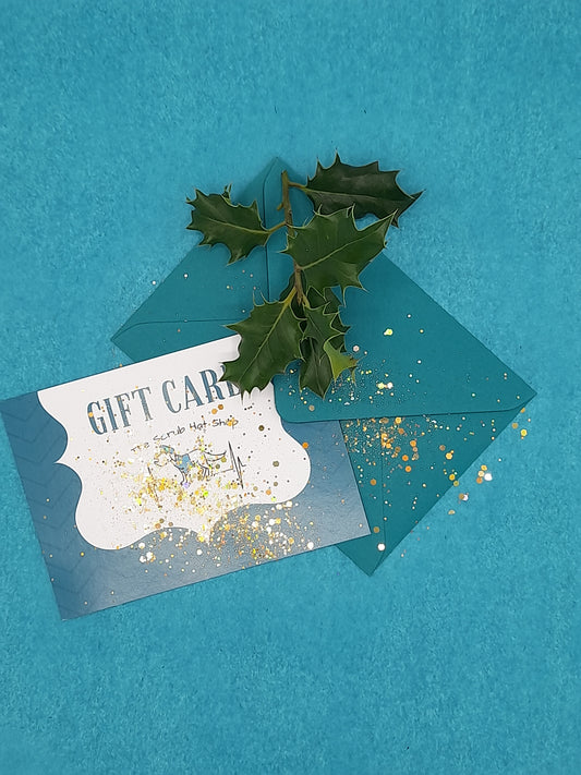 Scrub hat gift card