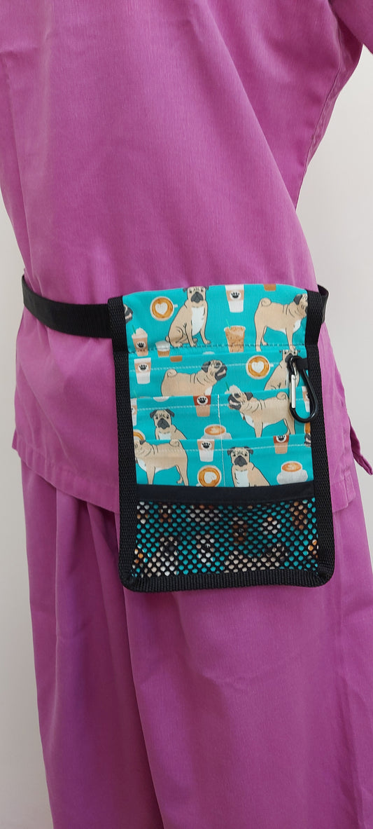 Pugs and Coffee Nurse Pocket Organiser
