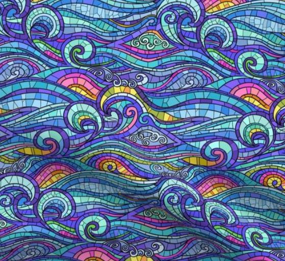 Rainbow waves Nurse Pocket Organiser