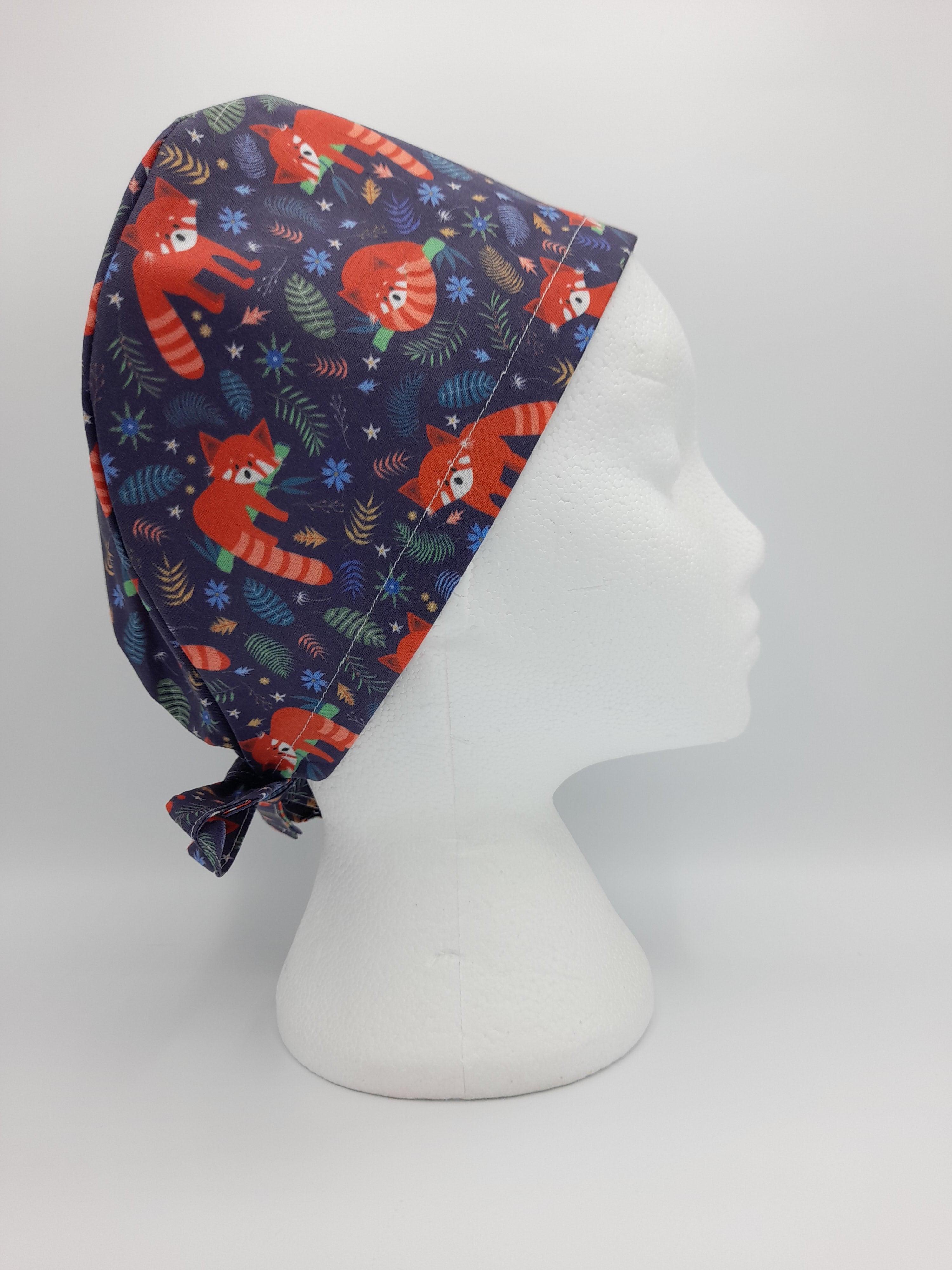 Red Panda Scrub Hat